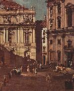 Bernardo Bellotto Ansicht von Wien, Platz vor der Universitat, von Sudost aus gesehen, mit der groben Aula der Universitat und Jesuitenkirche oil painting artist